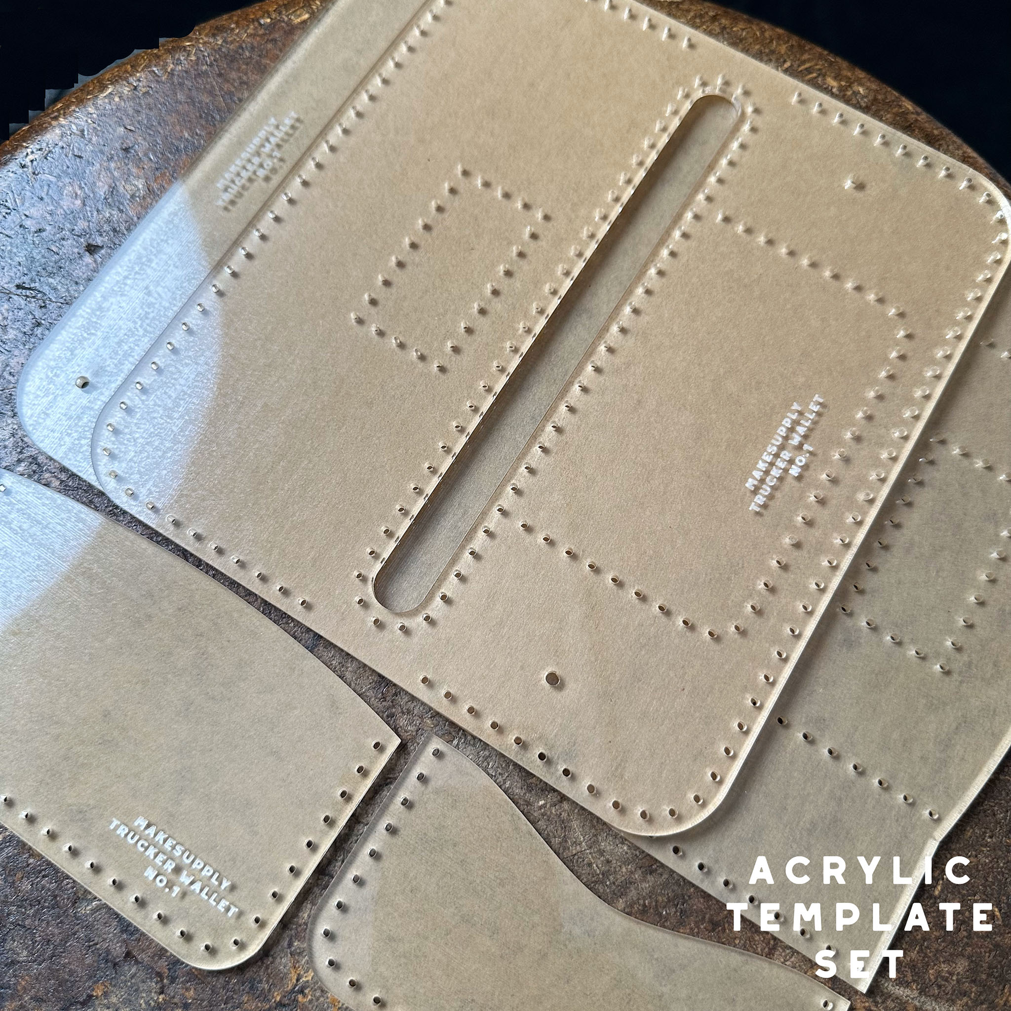 Trucker Wallet No. 1 Template Set – MAKESUPPLY