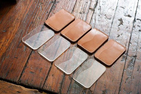 Leather Card Holder (3-Pocket) Acrylic Template Set