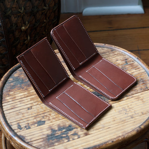 Leather Bi-Fold Wallet Acrylic Template Set (Slanted Slots)