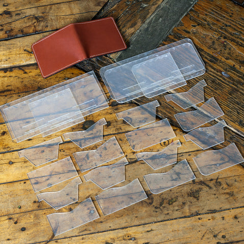 BUNDLE -- Modern Bi-Fold Wallet - Two Full Sets