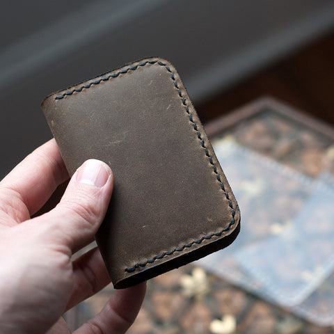 Folded Card Holder With Holes Acrylic Template