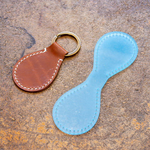 Classic Leather Key Fob Acrylic Template