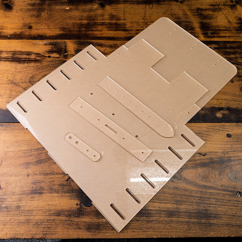 Laced Utility Satchel Acrylic Template Set