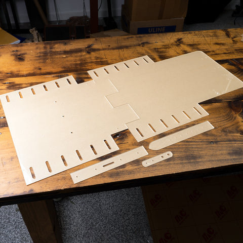 Laced Utility Satchel Acrylic Template Set