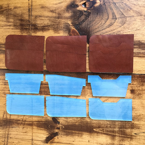 Bi-Fold Wallet with Hidden Pockets Acrylic Template Set (Expansion Pack)