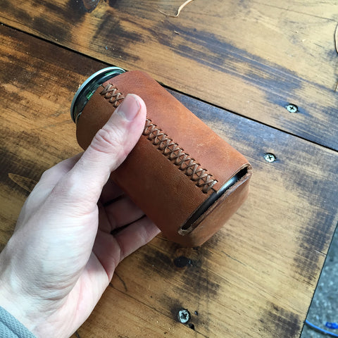 Leather Beer / Drink Holder Acrylic Template