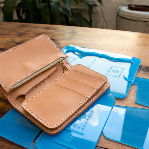 Leather Mid-Wallet Acrylic Template Set
