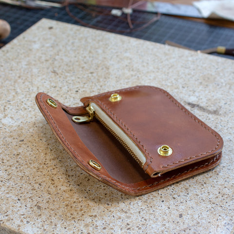 Leather Mini Trucker Wallet Acrylic Template Set