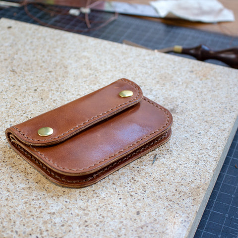 Leather Mini Trucker Wallet Acrylic Template Set