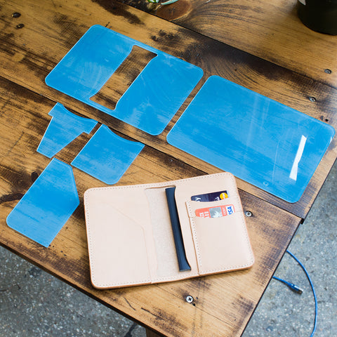 V2 Leather Passport Case Acrylic Template Set