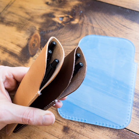 Leather Pen Sleeve Acrylic Template (with holes)