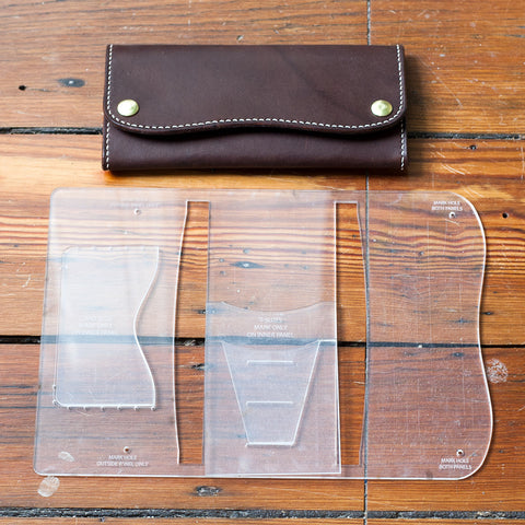 Roper Long Wallet Acrylic Template Set