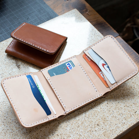 Leather Tri-Fold Wallet Acrylic Template Set
