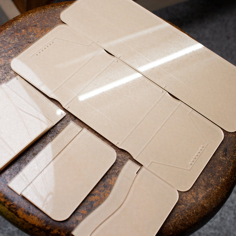 Leather Tri-Fold Wallet Acrylic Template Set