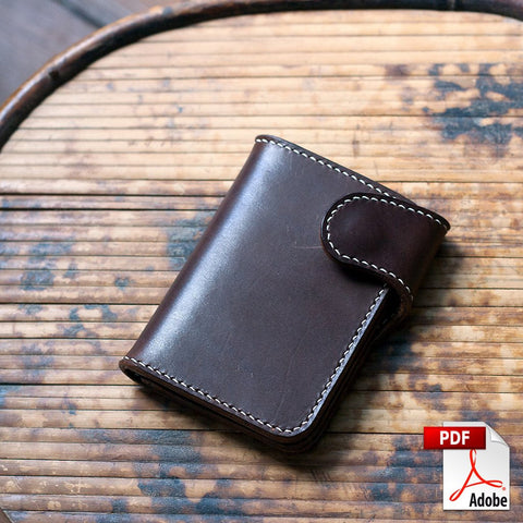 PDF BUNDLE -- Vertical Snap Wallet / Minfold Wallet / Flap Wallet / Classic Bi-Fold Wallet
