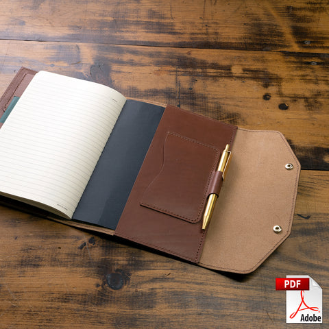 A5 Notebook Case PDF Template Set