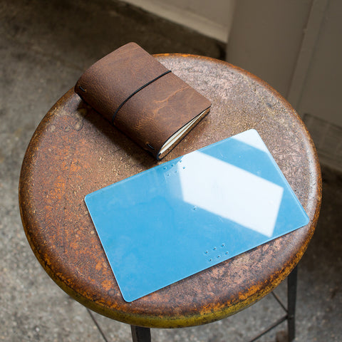 Midori-style Leather Notebook Cover Acrylic Template (Passport size)
