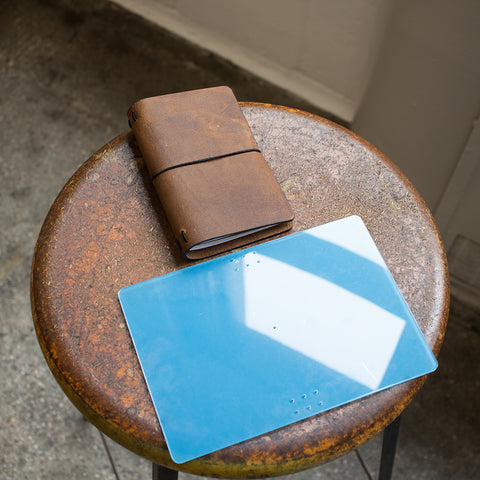 Midori-style Leather Notebook Cover Acrylic Template (Pocket size)
