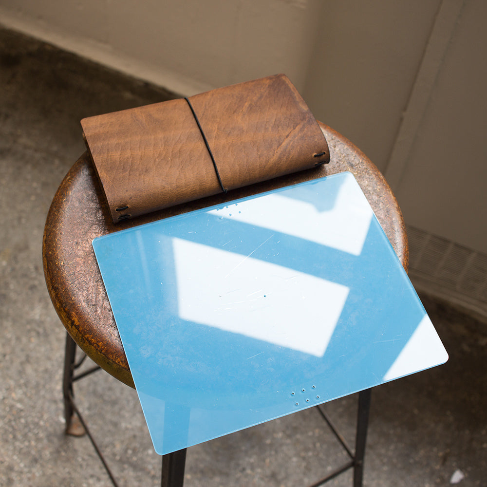 Midori-style Leather Notebook Cover Acrylic Template (Traveler size)