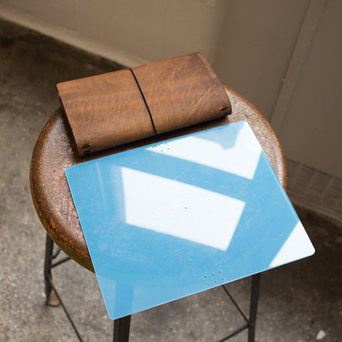 Midori-style Leather Notebook Cover Acrylic Template (Traveler size)