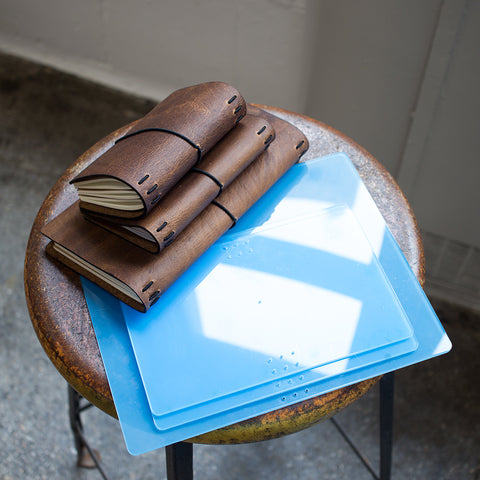 Midori-style Leather Notebook Cover Acrylic Template Set (3 Sizes)