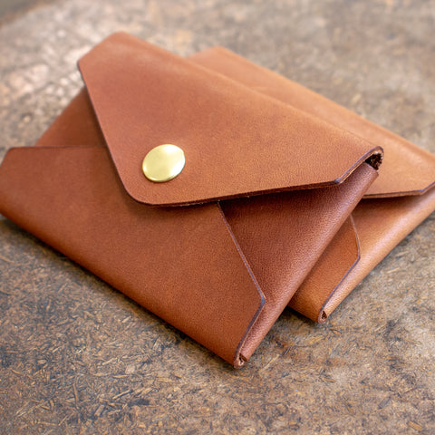 No-Stitch Leather Envelope Card Holder Acrylic Template Set