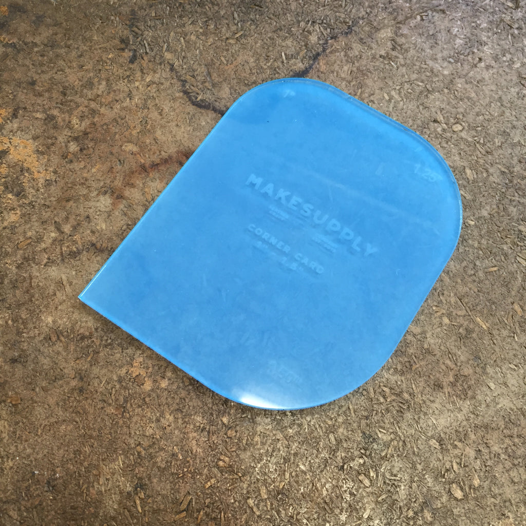 Original Corner Card Version 2 - Acrylic Template