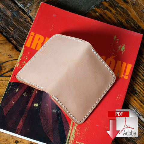 Vertical 6 Pocket Wallet PDF Template Set