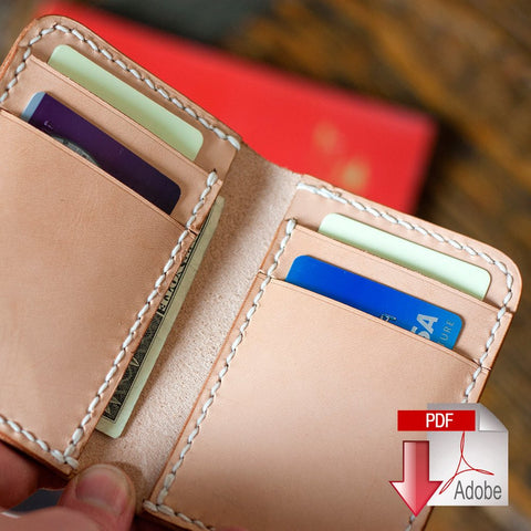 PDF BUNDLE -- Passport Cover / Field Notes Case / Vertical Bi-Fold / 5 Pocket Card Wallet