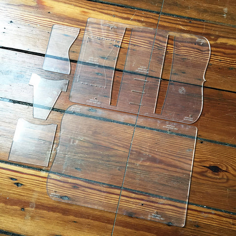 Roper Long Wallet Acrylic Template Set