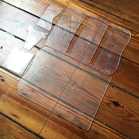 Roper Long Wallet Acrylic Template Set