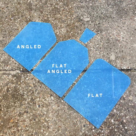 Simple Gusseted Leather Clutch Acrylic Template Set