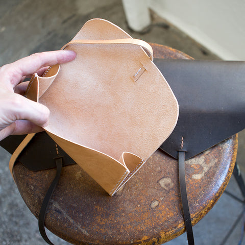 Simple Gusseted Leather Clutch Acrylic Template Set
