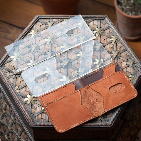 Vertical Folded Card Holder with Strap Acrylic Template Set
